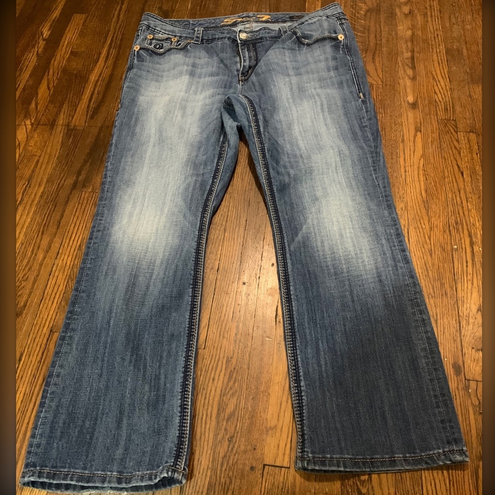 7 for all Mankind Luxe Jeans Boot Cut Size 20